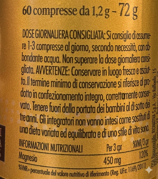 Magnesium Organic 450 60 CPR