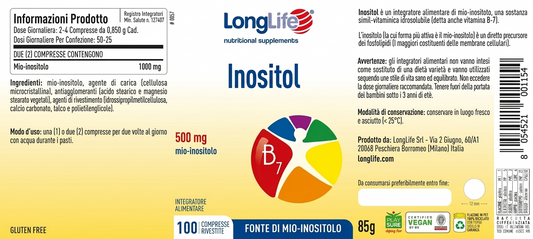 Inositolo - Integratore per Benessere Femminile e Metabolismo
