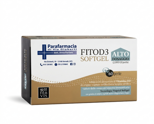 FITOD3 Softgel - Vitamina D3 Alto Dosaggio 2000 UI