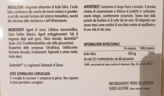 Acido Folico Attivo - Integratore di Vitamina B9
