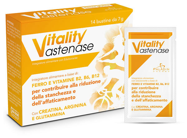Vitality Astenase – Integratore di Creatina, Arginina e Glutammina