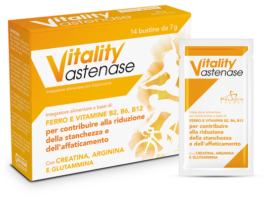 Vitality Astenase – Integratore di Creatina, Arginina e Glutammina